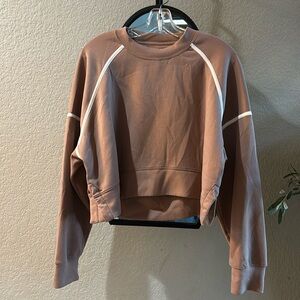 Abercrombie cropped YPB sweatshirt